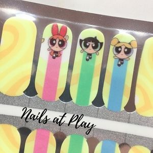 5 for $15 Nail Wraps- The PowerPuff Girls